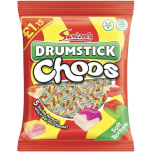 Swizzels Drumstick Choos Chewy Sweets Assorted Flavours | 115g Bag (Pack of 12)