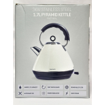 Daewoo Kensington Pyramid Kettle Stainless Steel Cream | 1.7L 3000W