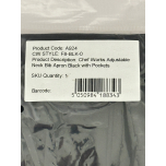 Chef Works Adjustable Bib Apron Black with Pockets | 1 Apron