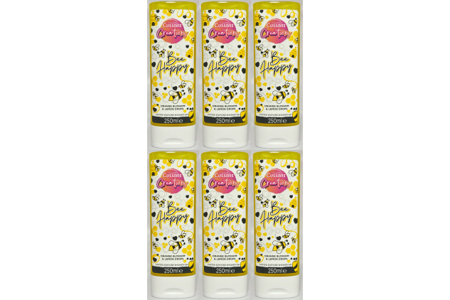 Cussons Creations Bee Happy Shower Gel Orange Blossom & Lemon Drops 250ml | Pack of 6