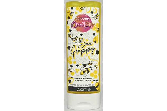 Cussons Creations Bee Happy Shower Gel Orange Blossom & Lemon Drops 250ml | Pack of 6