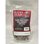 Happy Hugo Sliced Pork & Beef Deli Sausages for Dogs | Training Treats | 200g