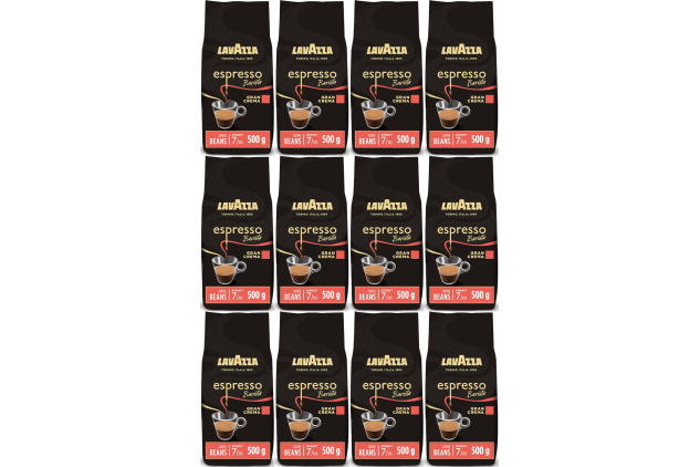 Lavazza Espresso Barista Gran Crema Coffee Beans | 12 x 500g Bulk Pack