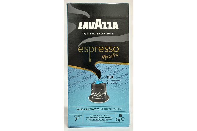 Lavazza Espresso Maestro Dek Decaffeinated Coffee Capsules | 100 Pods Compatible with Nespresso Original