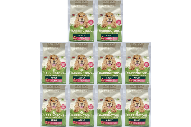 Harringtons Adult Dog Food Salmon & Potato | 10 x 1.7kg Bags (17kg Total)