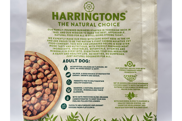 Harringtons Adult Dog Food Salmon & Potato | 10 x 1.7kg Bags (17kg Total)