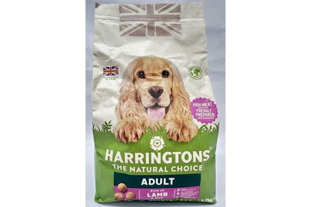 Harringtons Adult Dog Food Lamb & Rice | 10 x 1.7kg Bags (17kg Total)
