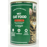 Adult Cat Wet Food Beef Pâté | Complete & Balanced Recipe | 24 × 400g Cans