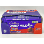 Cadbury Dairy Milk Daim Chocolate Bar | Milk Chocolate with Crunchy Almond Caramel Pieces | 18 × 120g