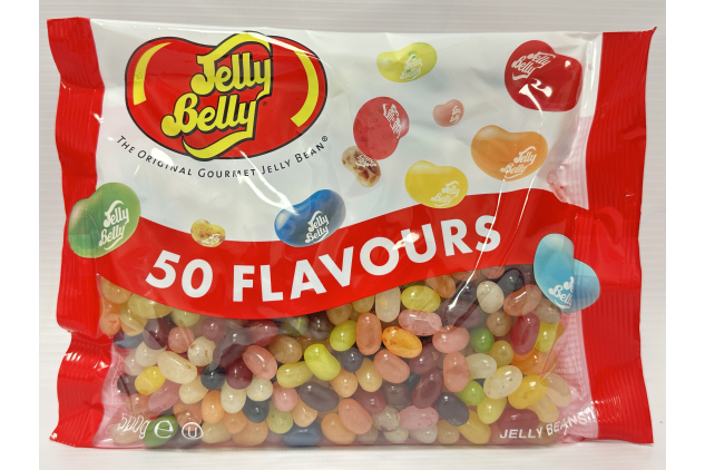 Jelly Belly Jelly Beans 50 Flavours | Gourmet Jelly Beans | 2 x 500g Bags (1kg)