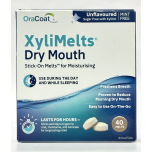 OraCoat XyliMelts Dry Mouth Stick-On Melts | Unflavoured Mint Free | 4 Packs (160 Melts)