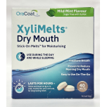 OraCoat XyliMelts Dry Mouth Melts – Mild Mint Flavour – 40 Stick-On Melts