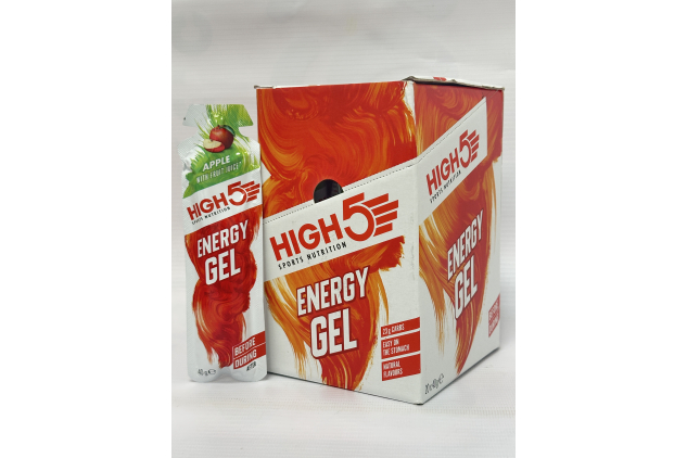 HIGH5 Energy Gel Apple – 20 x 40g Running & Cycling Energy Gels