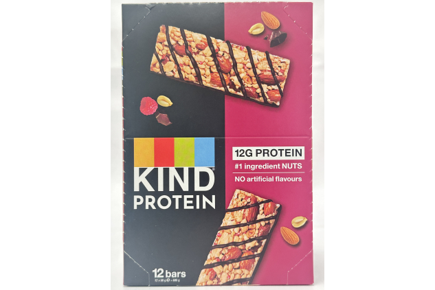 KIND Protein Bars Dark Chocolate Raspberry | High Fibre Nut Snack Bars | 24 x 50g