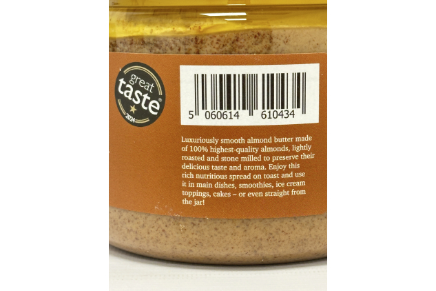 Natural World Smooth Almond Butter – 100% Almonds | 1kg Jar