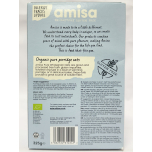 Amisa Organic Gluten Free Pure Porridge Oats – 325g Wholegrain Oats