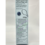 Amisa Organic Gluten Free Pure Porridge Oats – 325g Wholegrain Oats