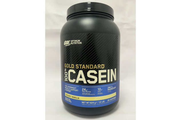 Optimum Nutrition Gold Standard 100% Casein Protein Powder Creamy Vanilla – 924g (28 Servings)