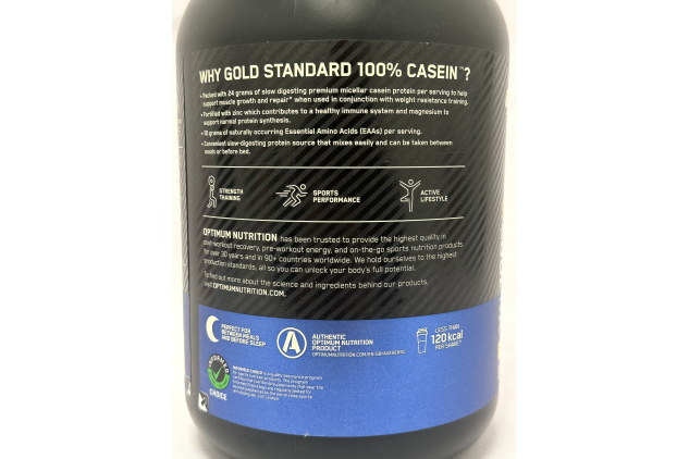 Optimum Nutrition Gold Standard 100% Casein Protein Powder Creamy Vanilla – 924g (28 Servings)