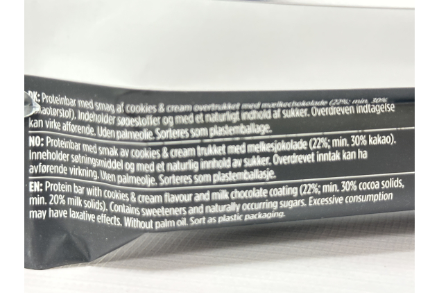 Barebells Cookies & Cream Protein Bar – 20g Protein – 12 x 55g