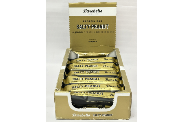 Barebells Salty Peanut Protein Bars – 20g Protein – 12 x 55g