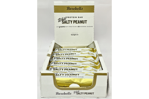 Barebells White Salty Peanut Protein Bars – High Protein Snack Bar – 12 x 55g Multipack
