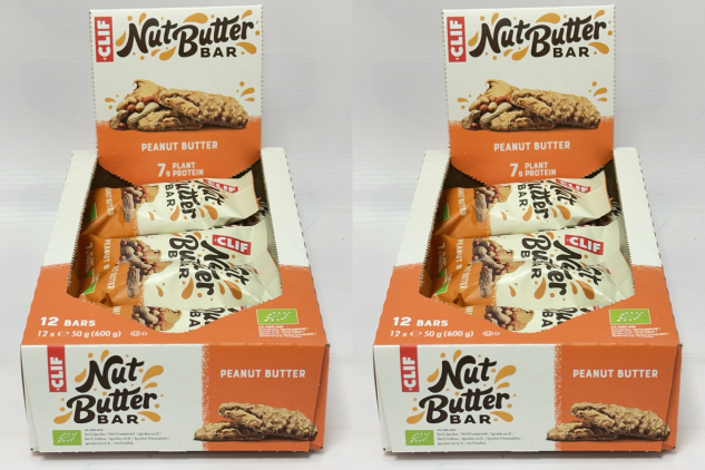 CLIF Nut Butter Bar Peanut Butter Organic Oat Snack Bars | 24 x 50g