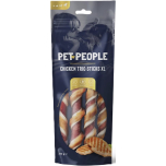 Pet People Chicken Trio Sticks XL Dog Treats | Natural Grain Free Chews | 6 x 240g Packs