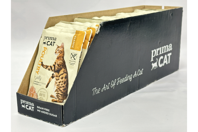 PrimaCat Classic Wet Cat Food Pouches Poultry in Jelly | Grain Free | 28 x 85g