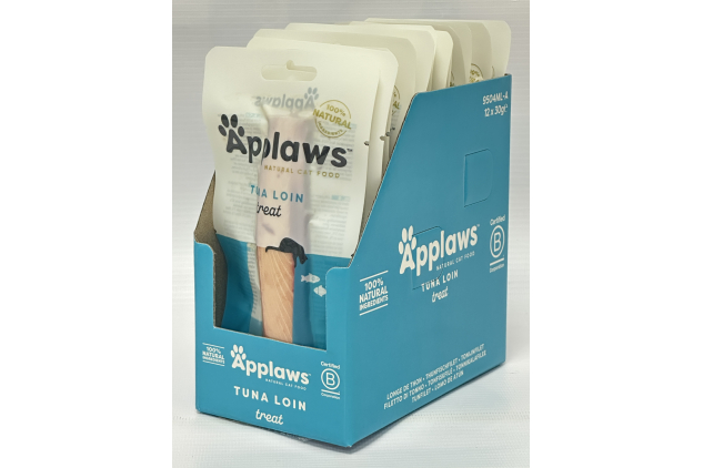 Applaws Tuna Loin Cat Treats | 100% Tuna Natural Cat Snack | 12 x 30g