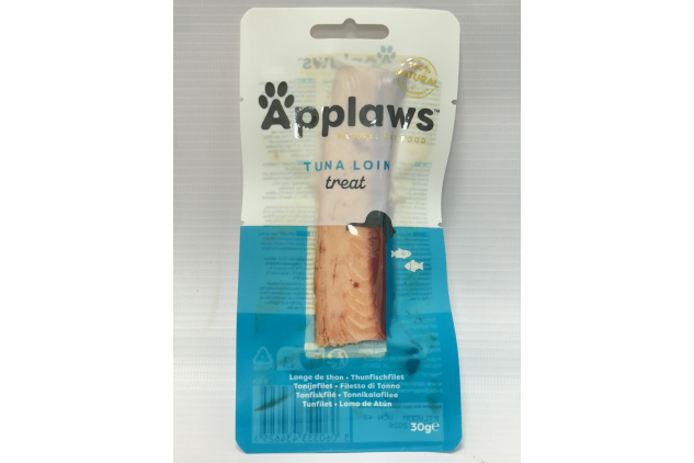 Applaws Tuna Loin Cat Treats | 100% Tuna Natural Cat Snack | 12 x 30g
