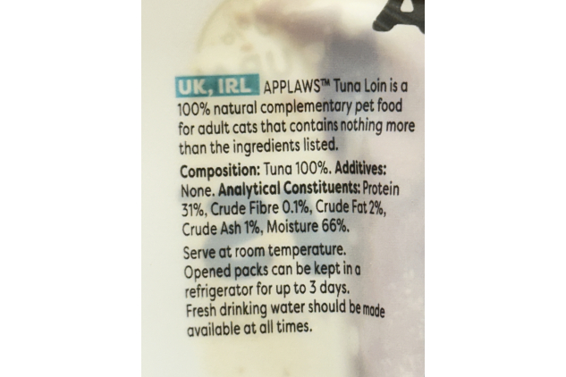 Applaws Tuna Loin Cat Treats | 100% Tuna Natural Cat Snack | 12 x 30g