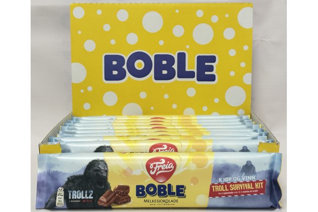 Freia Boble Aerated Milk Chocolate Bars | 9 x 150g | No Palm Oil