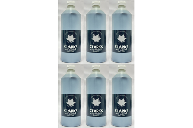 Clarks Pure Canadian Maple Syrup | 100% Maple Syrup | 6 x 1L Bulk Buy