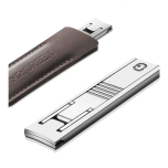 MR.GREEN Ultra Thin Nail Clippers Advanced Precision Technology Nail Cutters with Cow Leather Cover Superior Texture Manicure Tools Dark Brown