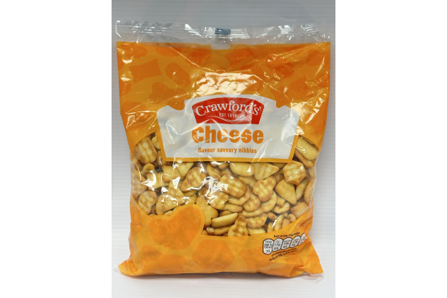 Crawford's Savouries Cheese Baked Snacks 250g