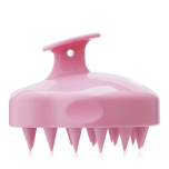 Scalp Massager Shampoo Brush with Soft Silicone Bristles for Hair Growth and Care, Scalp Scrubber Exfoliator for Dandruff Removal Pink