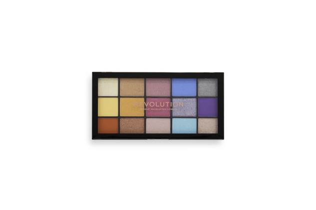 Makeup Revolution Reloaded Eye Shadow Palette Spirited Love 15 Shades 0.45 oz