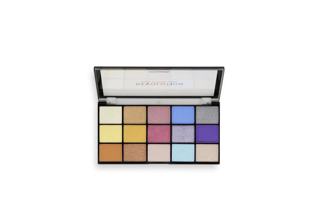 Makeup Revolution Reloaded Eye Shadow Palette Spirited Love 15 Shades 0.45 oz