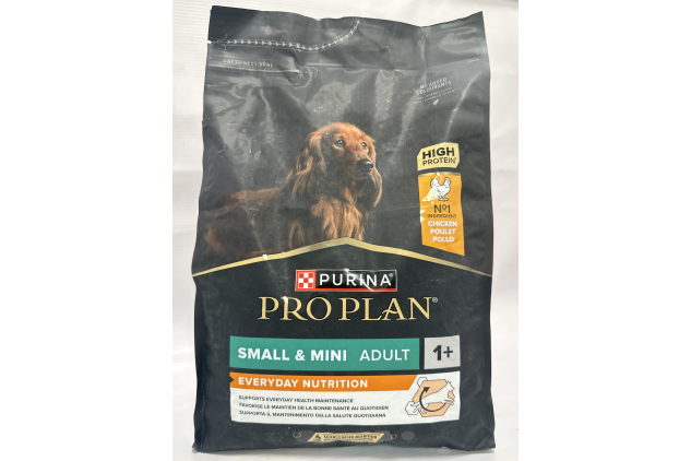 PRO PLAN Small & Mini Adult 1+ Everyday Nutrition Chicken Dry Dog Food 3kg