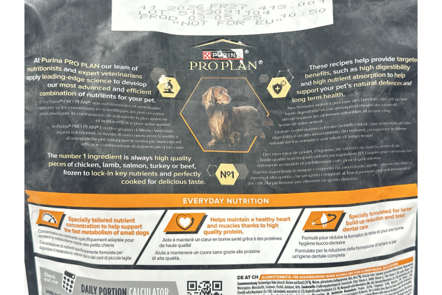 PRO PLAN Small & Mini Adult 1+ Everyday Nutrition Chicken Dry Dog Food 3kg