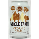 Organic Ginger Sparkling Drink – Lightly Carbonated Soft Drink – 24 × 330ml Cans