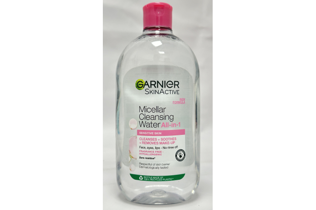 Garnier SkinActive Micellar Cleansing Water All-in-1 – Gentle Face Cleanser & Make-Up Remover – Sensitive Skin – 700ml