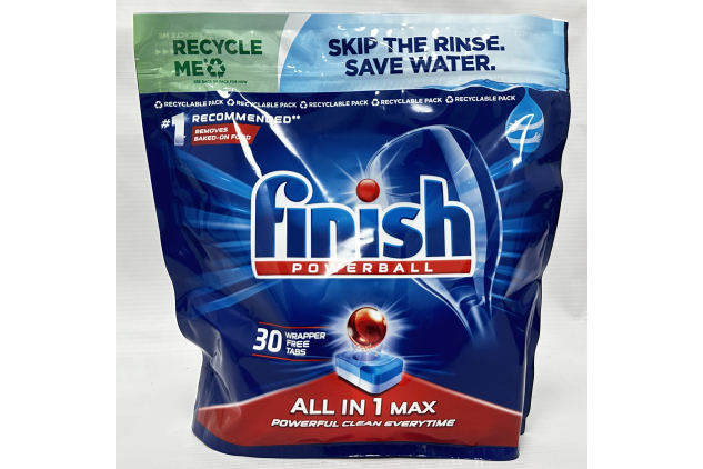 Finish Powerball All in 1 Max Dishwasher Tablets – Original | 150 Tablets (5 x 30 Tabs)