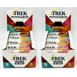 TREK Protein Oat Bars Variety Pack | Plant-Based Flapjack Bars 32 x 50g (2 x 16 Packs)