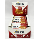 TREK Protein Flapjack Biscoff Oat Bars | Plant-Based Snack Bars 16 x 50g