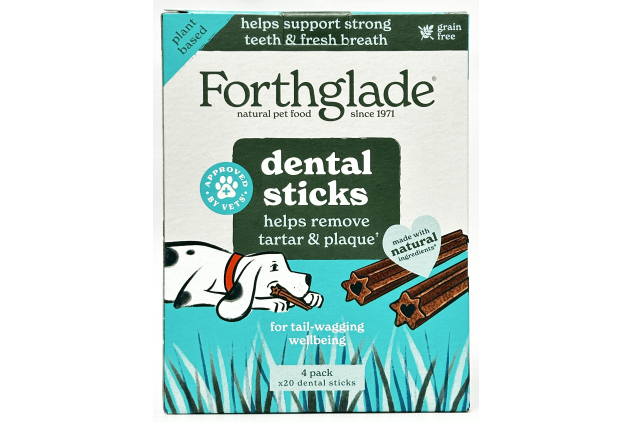 Forthglade Dental Sticks for Dogs Plant Based Grain Free | 20 Sticks