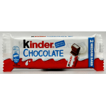 Kinder Chocolate Medium Bars Milk Chocolate 24 x 21g (12 Packs of 2 Bars)