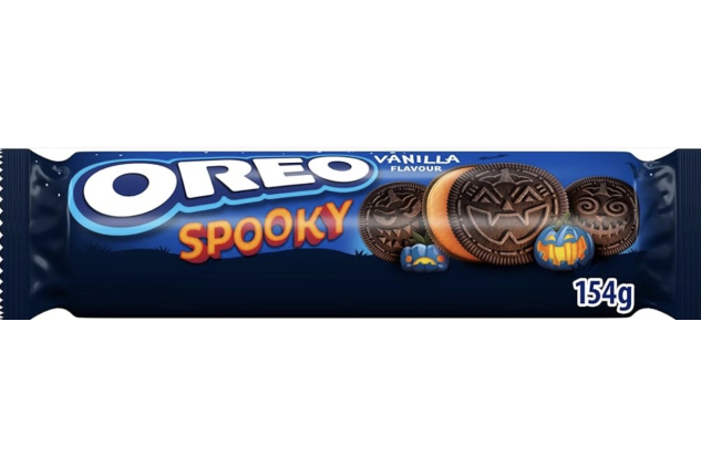 Oreo Spooky Vanilla Sandwich Biscuits Halloween Edition 6 x 154g Packs
