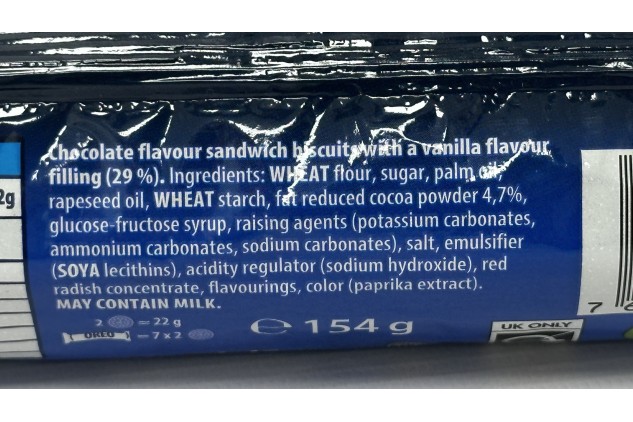 Oreo Spooky Vanilla Sandwich Biscuits Halloween Edition 6 x 154g Packs